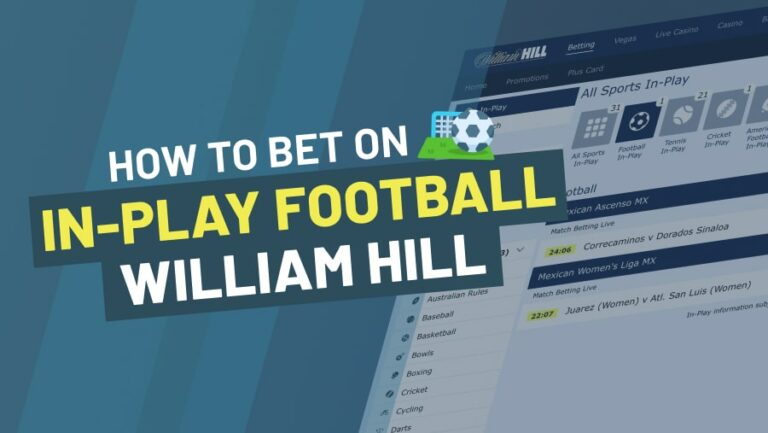 How To Bet On William Hill InPlay Football -