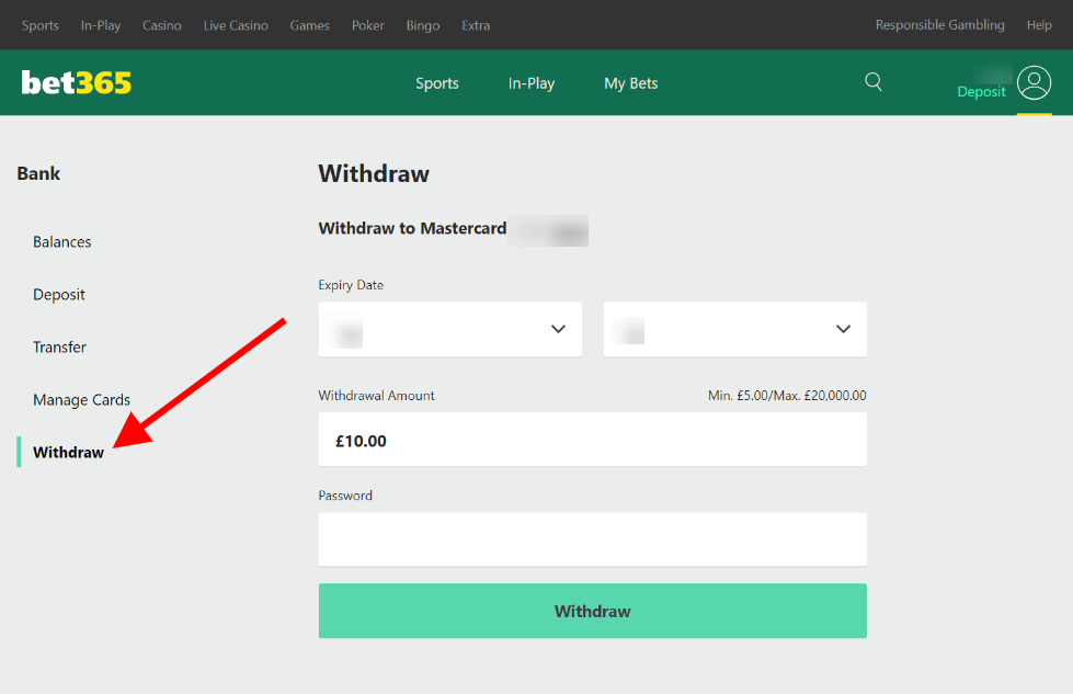 How long is a Bet365 withdrawal?