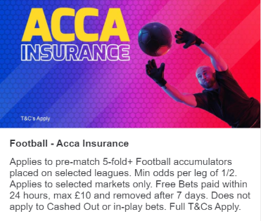 What Is Betfred Acca Insurance? - Accumulator Cash Back -