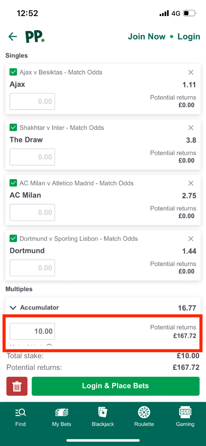 How To Do An Accumulator Bet On Paddy Power -