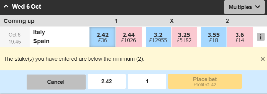 Minimum Bet on Betfair Guide: How to Stake Less Than £2 -