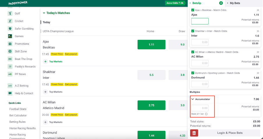 paddy power how to place an accumulator 4