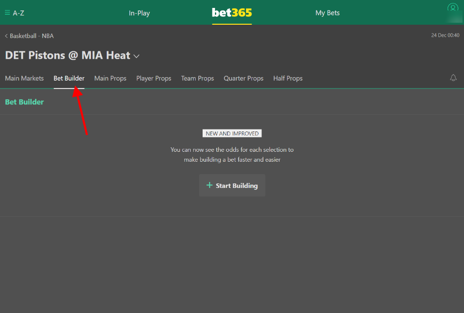 How Does Basketball Bet Builder Work On Bet365 -