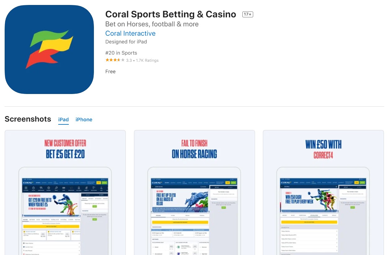 how to download the coral app on is