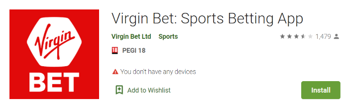 how to install virgin bet app for android