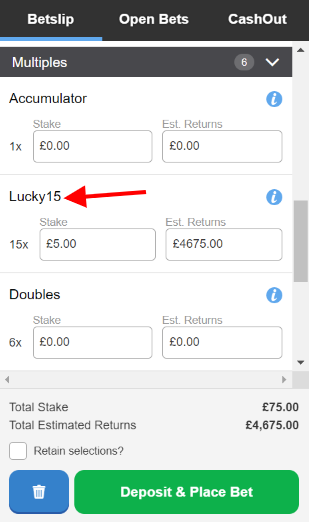 how to place bets on betfred multiples