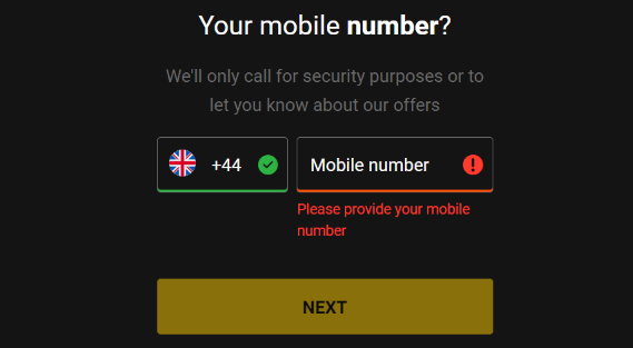 how to register your mobile number on bwin