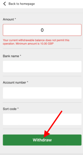 confirm withdrawal from virgin bet