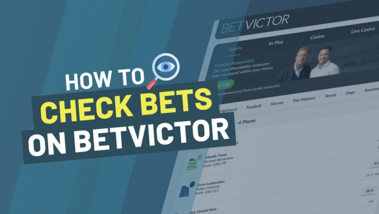 How To Check Bets on BetVictor - Betting Definitions & Guide -