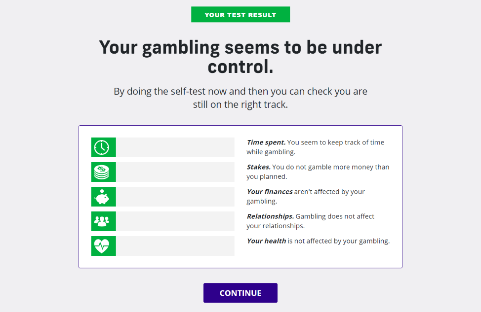betway gambling self assessment